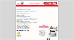 Desktop Screenshot of imperia-electric-pasta-machine.com